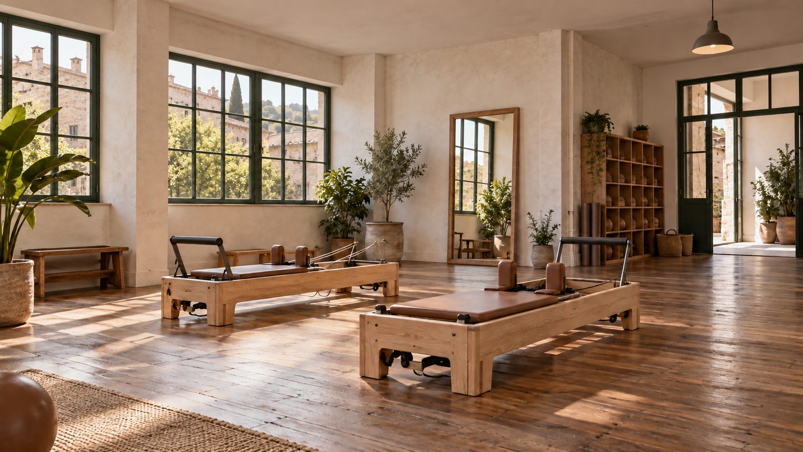 Salle du studio vue depuis l'entrée